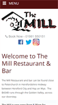 Mobile Screenshot of millrestaurant.co.uk